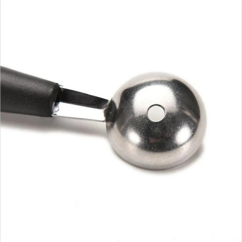 Melon watermelon Ball Scoop Fruit Spoon Ice Cream Sorbet Stainless Steel Double-end Cooking Tool Kitchen Accessories Gadgets - mysticpandora