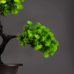 27cm Artificial Pine Plants Bonsai Fake Tree Ornaments Plastic Plants Landscape Simulation Tree for Home Room Desktop Decoration - mysticpandora