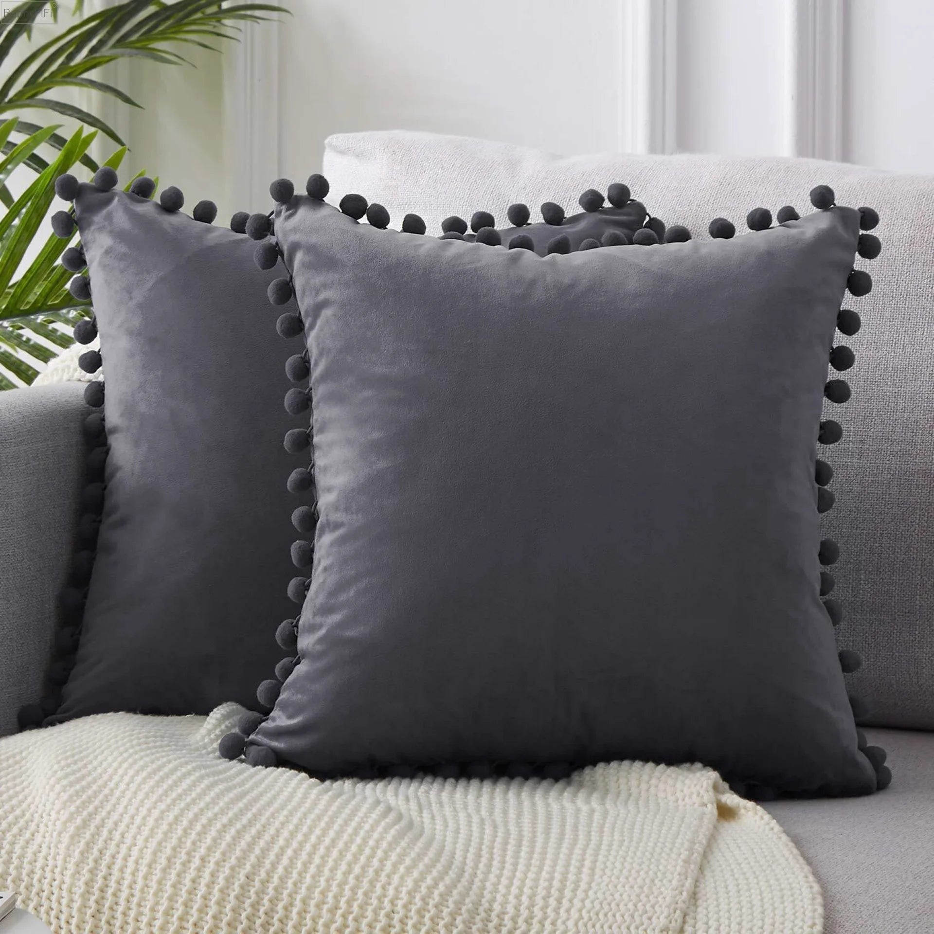 Home Velvet Cushion Cover Decor Soft Decorative Pillow Case Covers Room Decoration Sofa Pillowcases Big30×50 45×45 50X50 65X65cm - mysticpandora
