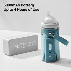 Bc Babycare Portable USB Milk Water Bottle Warmer Food Thermostat for Night/Outgoing Feeding Bottle Heater Cover for Breastmilk - mysticpandora
