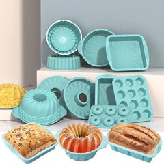 3D Shape Silicone Cake Mold DIY Pastry Baking Tools for Cake Pan Kitchen Fluted Tube Pan Bakeware Cake Decorating Tool Bake Tool - mysticpandora