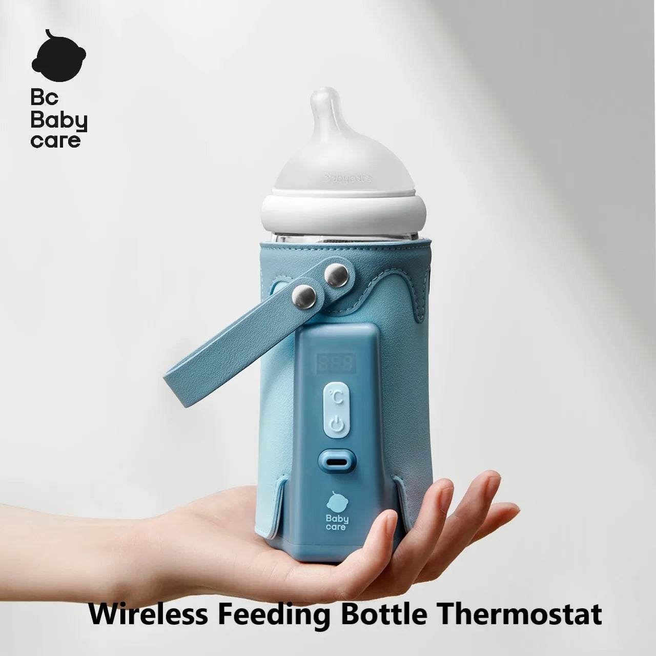 Bc Babycare Portable USB Milk Water Bottle Warmer Food Thermostat for Night/Outgoing Feeding Bottle Heater Cover for Breastmilk - mysticpandora