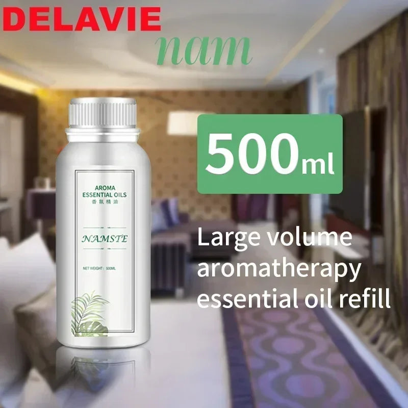 500ML Air Freshener Essential Oil Diffuser Refill Air Purifier for Hotels Electric Aromatic Oasis Humidifier Car Smoke Generator - mysticpandora
