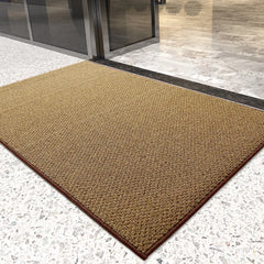 Front Door Mat Indoor And Outdoor Doormat Waterproof Anti-Slip Floor Mat Imitation Coconut Rug Household And Commercial Carpet - mysticpandora