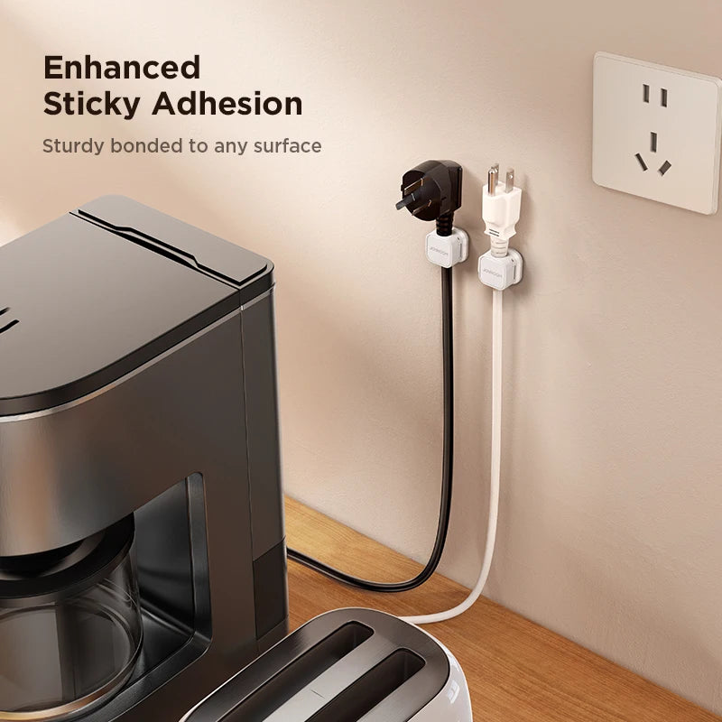3/6 Pcs Magnetic Cable Clip Cord Holder Adhesive Wire Holder Keeper Organizer for Home Office Under Desk Cable Management - mysticpandora