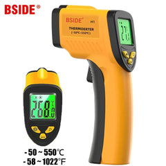 Digital Infrared Thermometer -50-550C Non-Contact Digital Laser Thermometer Gun For Meat Buffalo Milk BBQ Cooking Thermometer - mysticpandora