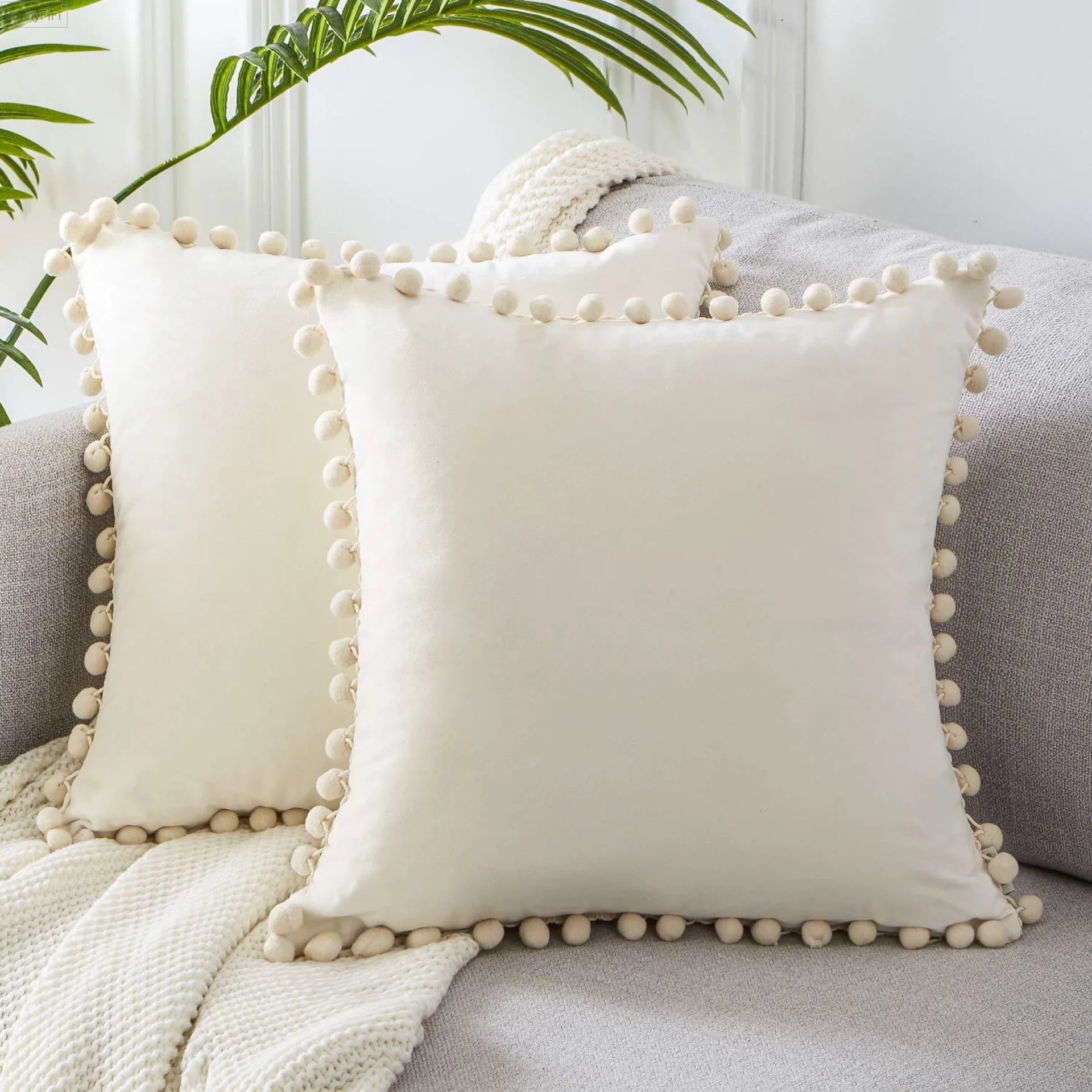 Home Velvet Cushion Cover Decor Soft Decorative Pillow Case Covers Room Decoration Sofa Pillowcases Big30×50 45×45 50X50 65X65cm - mysticpandora