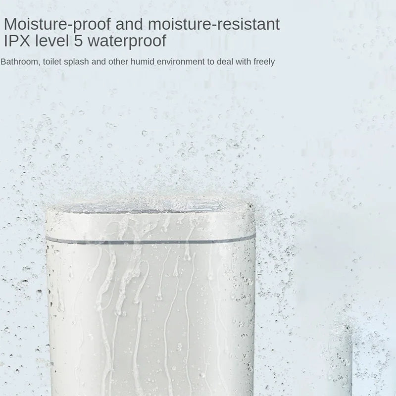 7L Trash Can Smart Sensor Trash Can Automatic Household Electronic Kitchen Trash Bin Toilet Waterproof Narrow Seam Sensor Bin - mysticpandora