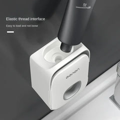 High Quality Automatic Toothpaste Dispenser Squeezer With Toothbrush Holder Wall Mounted Bathroom Accessories Sets - mysticpandora