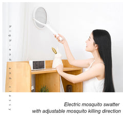 3500V 5in1 Mosquito Killer Lamp Multicunctional Angle Adjustable Bug Zapper Electric USB Rechargeable Mosquito Fly Bat Swatter - mysticpandora