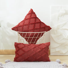Pur Rattan Pattern Solid Home Decoration Cushion Cover 30x50 50x50 Plush Throw Pillowcase Living Room Sofa Free Shopping XA - mysticpandora