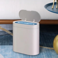 7L Trash Can Smart Sensor Trash Can Automatic Household Electronic Kitchen Trash Bin Toilet Waterproof Narrow Seam Sensor Bin - mysticpandora