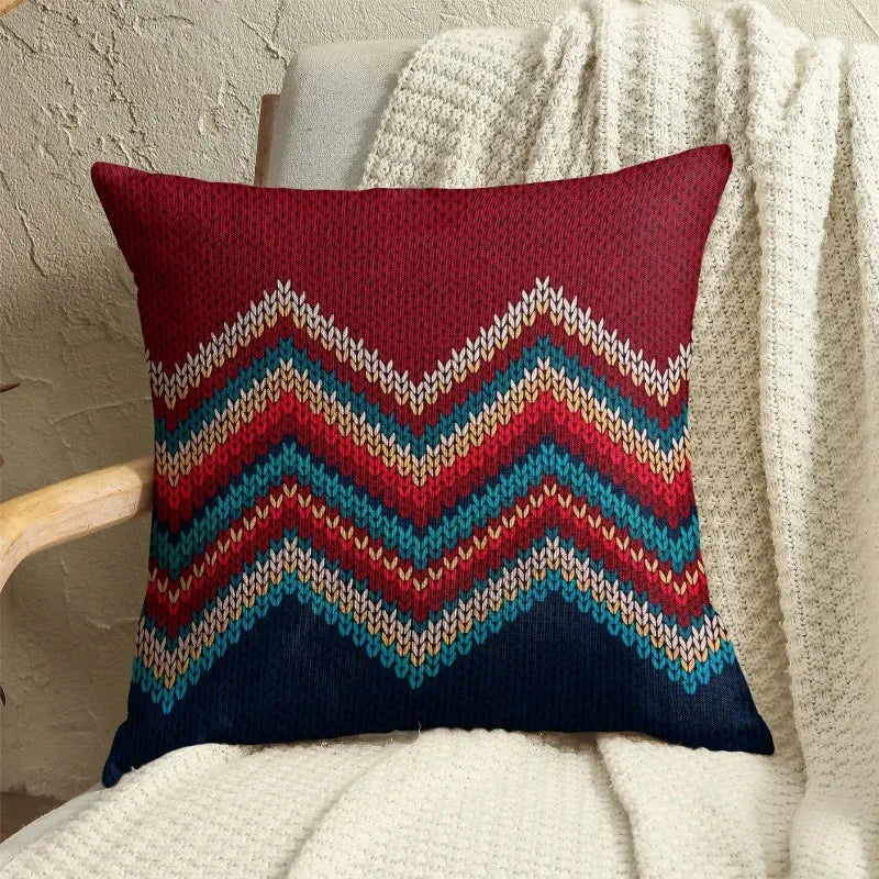 Bohemian Cushion Cover Linen Pillowcase Ethnic retro totem Pillows Sofa Car Chair Home Decoration High Grade Pillows 45cm*45cm - mysticpandora