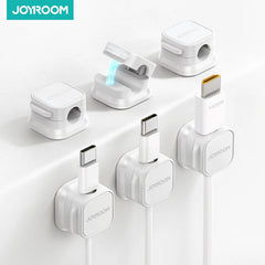 3/6 Pcs Magnetic Cable Clip Cord Holder Adhesive Wire Holder Keeper Organizer for Home Office Under Desk Cable Management - mysticpandora